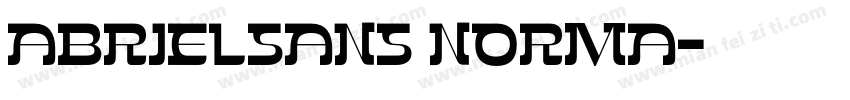 abrielsans Norma字体转换